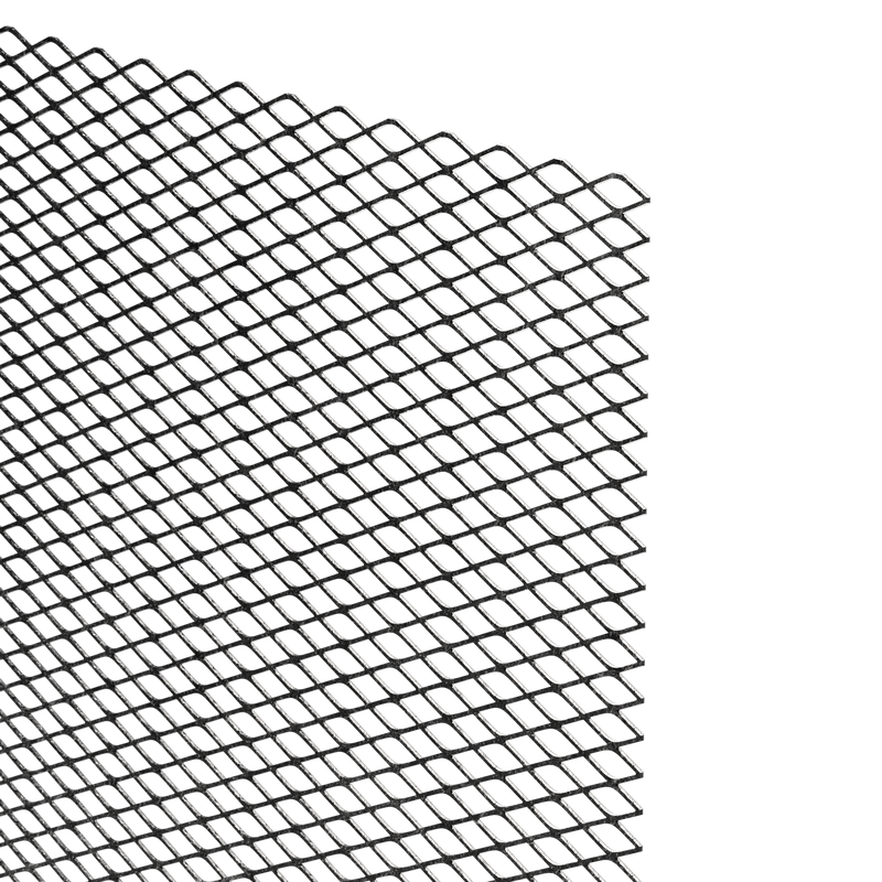 Black Steel Expanded Metal 11118