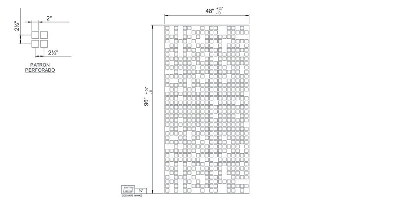 Steel Perforated Panel 119322