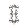 Cast Iron Floral Design 8.76