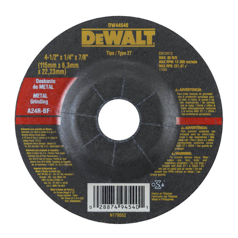 Dewalt Metal Grinding Disc