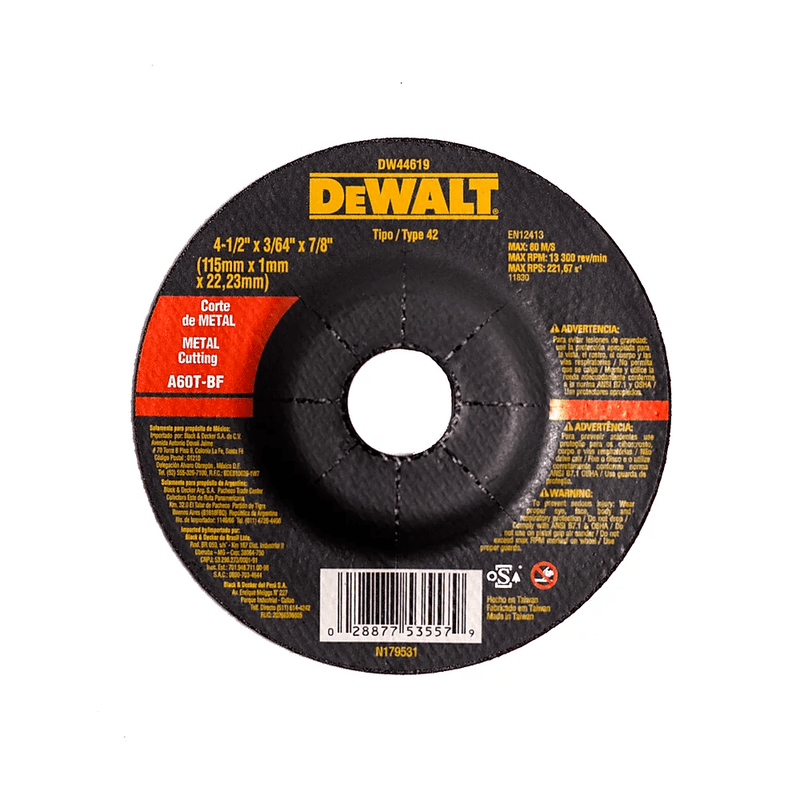 Dewalt Cutting Disc