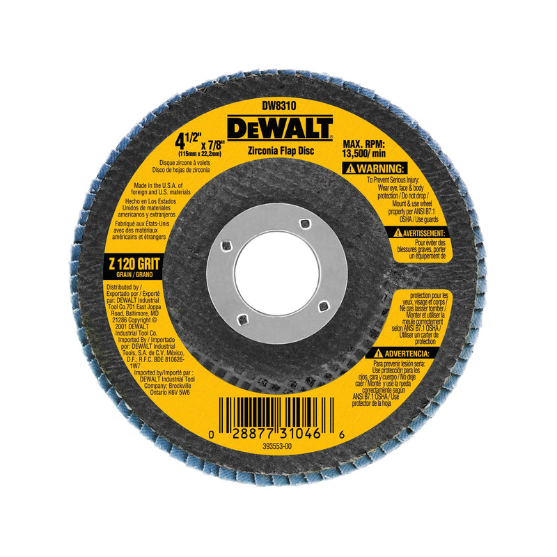 Dewalt Zirconia Flap Disc
