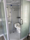 Custom Porcelain/Glass Bathroom Module