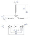 Inox® Exterior Mount Wire Terminal