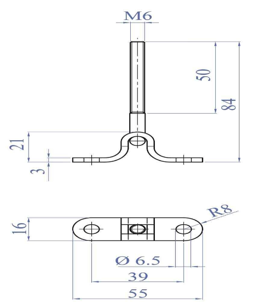 Inox® Exterior Mount Wire Terminal