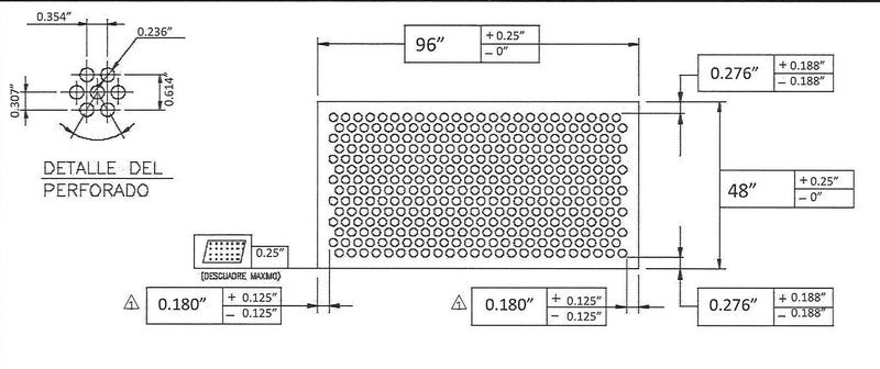 Steel Perforated Panel 117328