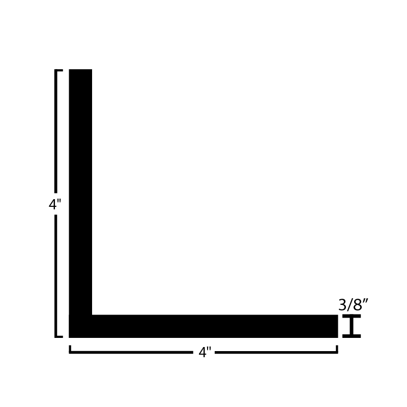 Black Steel Angle