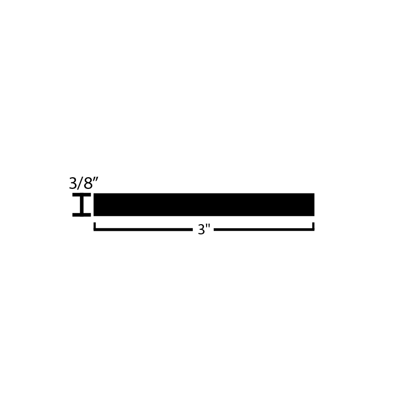 Black Steel Flat Bar
