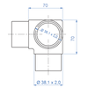 Inox® 3-Way Corner