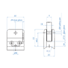 Inox® Glass Clamp