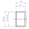 Inox® Flat End Terminal