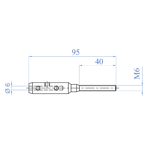 Inox® Rope Male End
